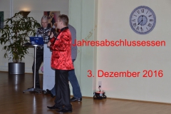 Jahresabschlussessen 2016