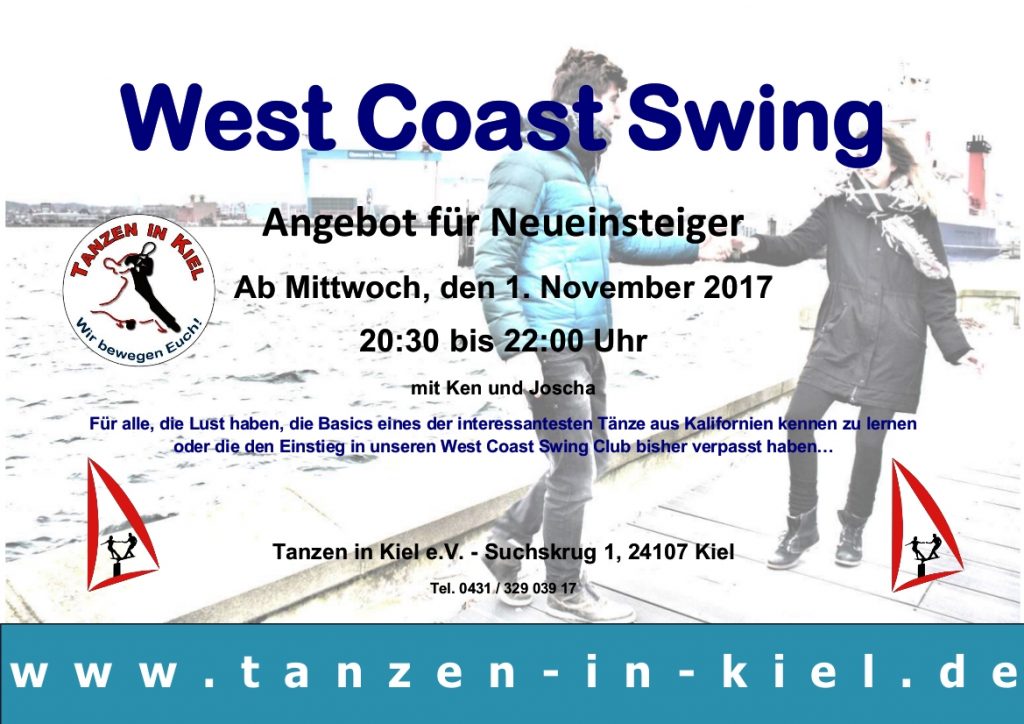 NEU: West Coast Swing  Tanzen in Kiel e.V.