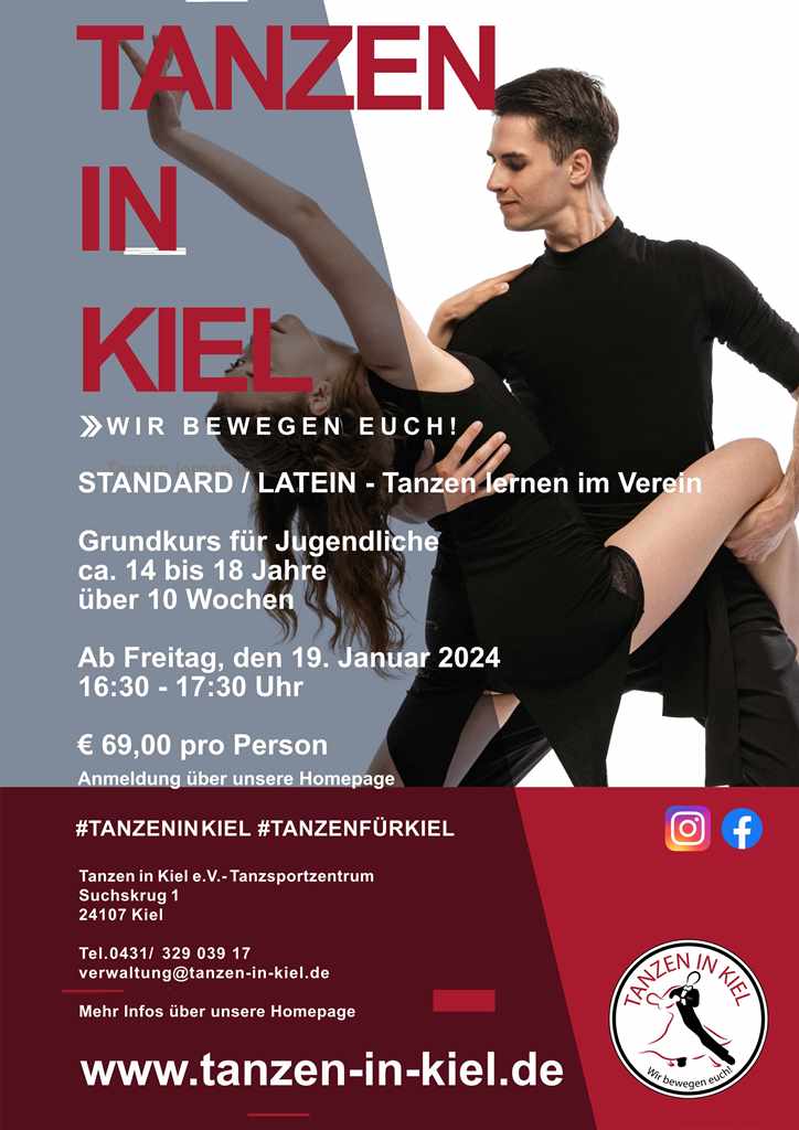 Jugendtanzkurs Standard / Latein Tanzen in Kiel e.V.